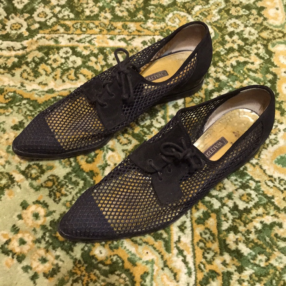 Black mesh Walter Steiger shoe